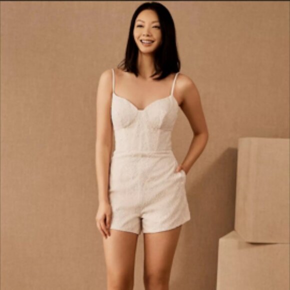 Hayley Paige Occasions Pants - Hayley Paige Shirley Romper Size 8